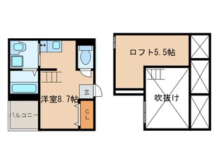 ベーネ日比野の物件間取画像